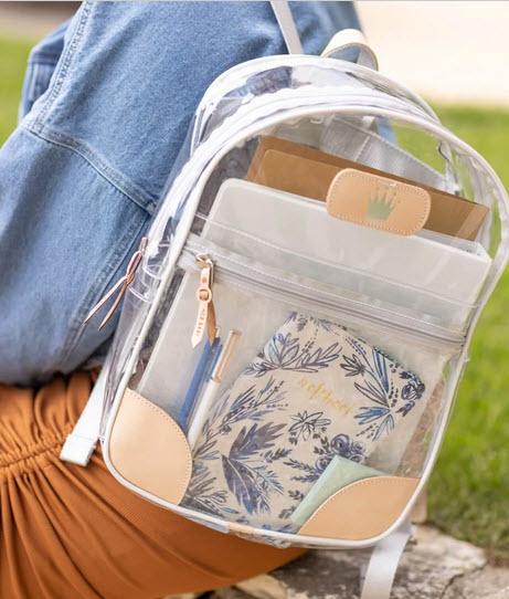  Jon Hart Designs Personalized Clear Backpack  Jon Hart Designs Personalized Clear Backpack Luggage & Bags > Backpacks