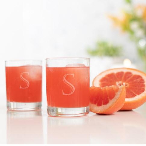 Personalized Make it a Double Old Fashioned Glasses Set of 4  Home & Garden > Kitchen & Dining > Tableware > Drinkware > Lowball Glasses
