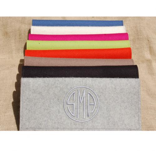  Monogrammed Queen Bea Felt Clutch Bag  Apparel & Accessories > Handbags > Clutches & Special Occasion Bags